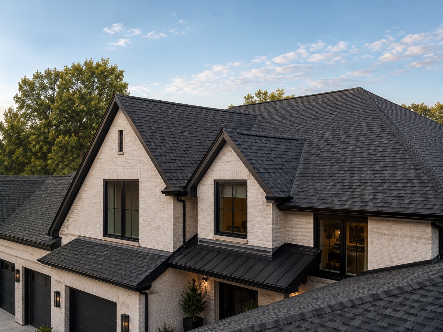 Asphalt roof replacement — premium renovation
